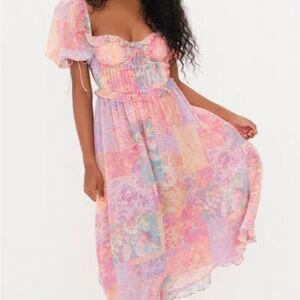 For Love and Lemons Odessa Midi Dress